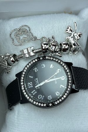 Kit Relógio e Pulseira Feminina – Sofisticação em uma Caixinha